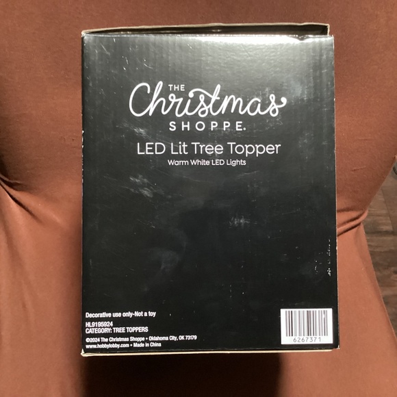 The Christmas Shoppe LED Lit Tree Topper New - Picture 9 of 17